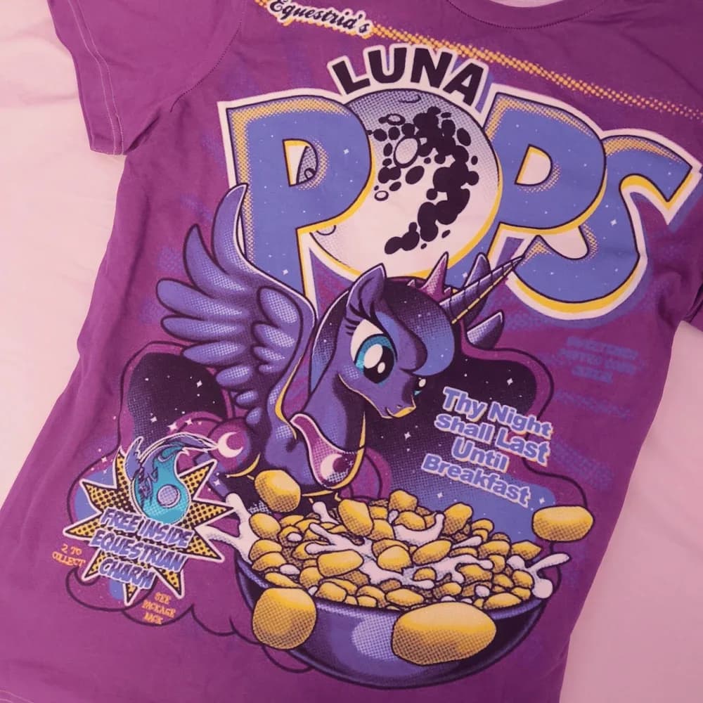 Фото-отзыв покупателя — Детская пижама с брюками с принтом «My Little Pony — My little pony Luna pops», Lacotton