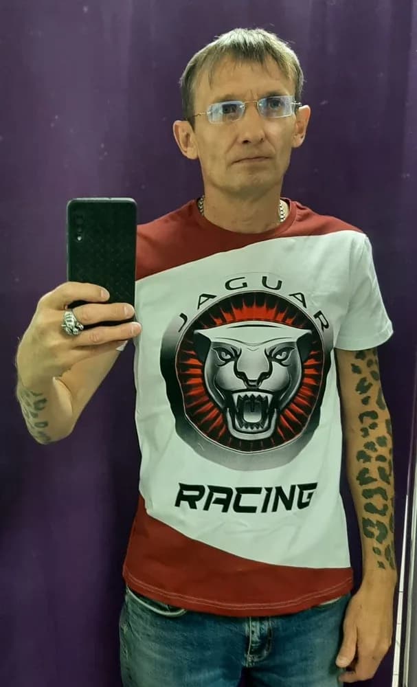 Фото-отзыв покупателя — Женская базовая футболка с принтом «Jaguar — Ягуар - Racing», Lacotton