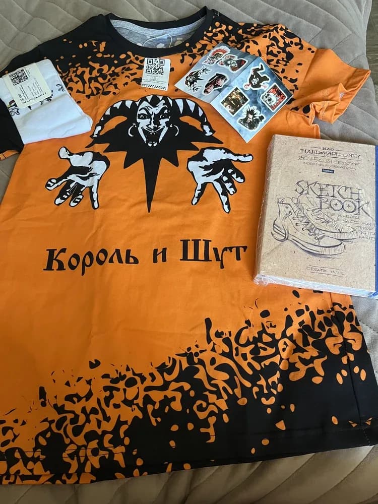 Фото-отзыв покупателя — Детское худи с принтом «Король и Шут», Lacotton