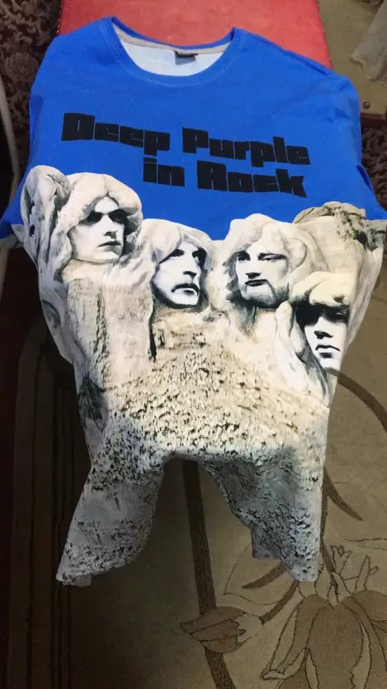 Фото-отзыв покупателя — Рюкзак детский с принтом «Deep Purple — Deep Purple in Rock», Lacotton