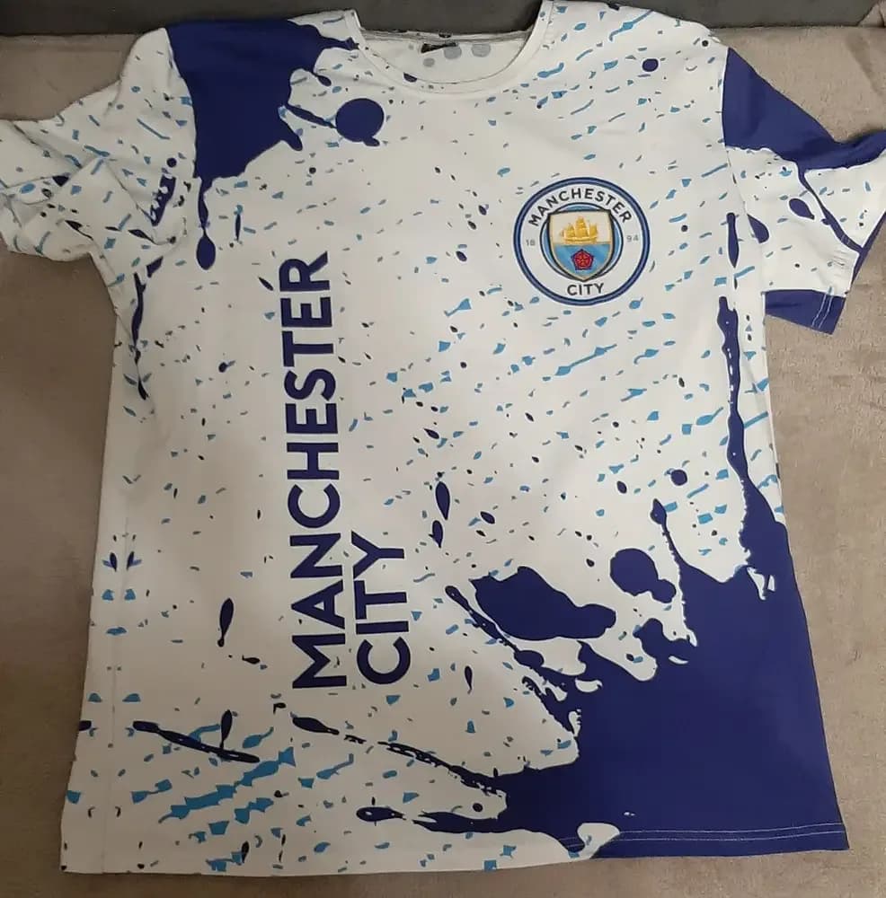Фото-отзыв покупателя — Детская шапка с принтом «Soccer — MANCHESTER CITY Манчестер Сити», Lacotton
