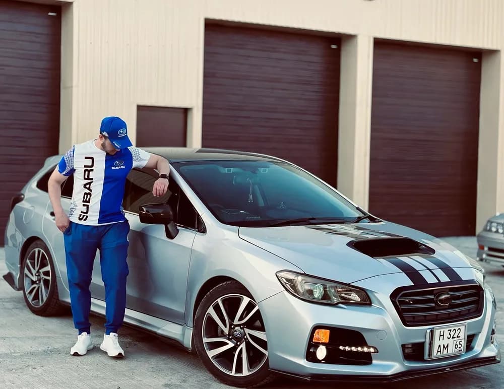 Фото-отзыв покупателя — Шоппер базовый с принтом «Следы шин — SUBARU/Субару», Lacotton