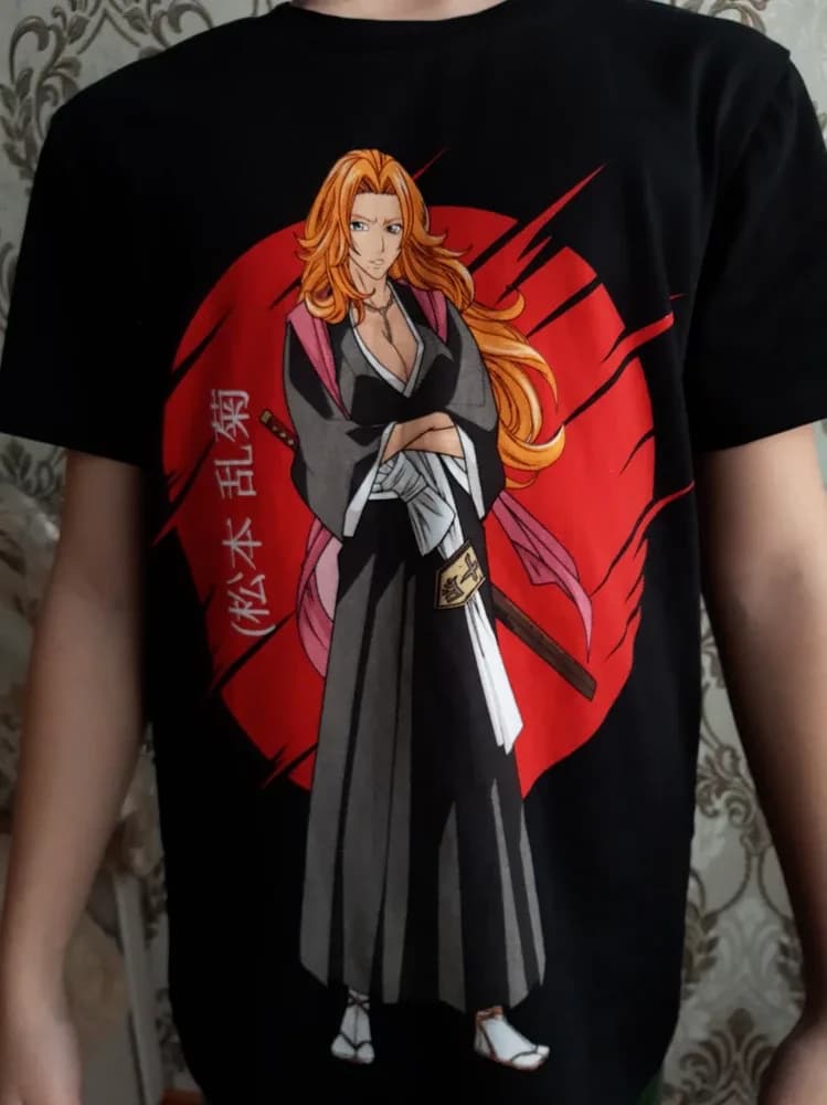 Фото-отзыв покупателя — Женское худи с принтом «Bleach — BLEACH - Rangiku Matsumoto», Lacotton