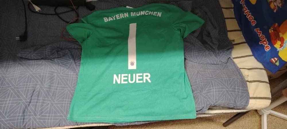 Фото-отзыв покупателя — Рюкзак детский с принтом «Bayern Munchen — Нойер Бавария ВР», Lacotton