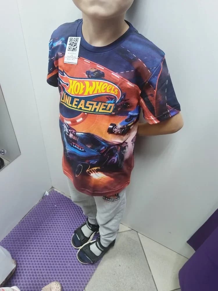Фото-отзыв покупателя — Женская базовая футболка с принтом «Hot Wheels — Hot Wheels Unleashed», Lacotton