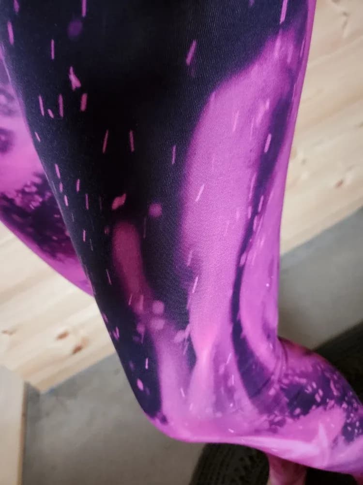 Фото-отзыв покупателя — Fire Black Purple, Lacotton