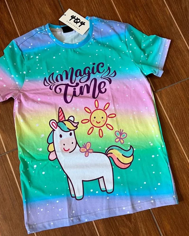 Фото-отзыв покупателя — S001 Unicorn Rainbow, Lacotton