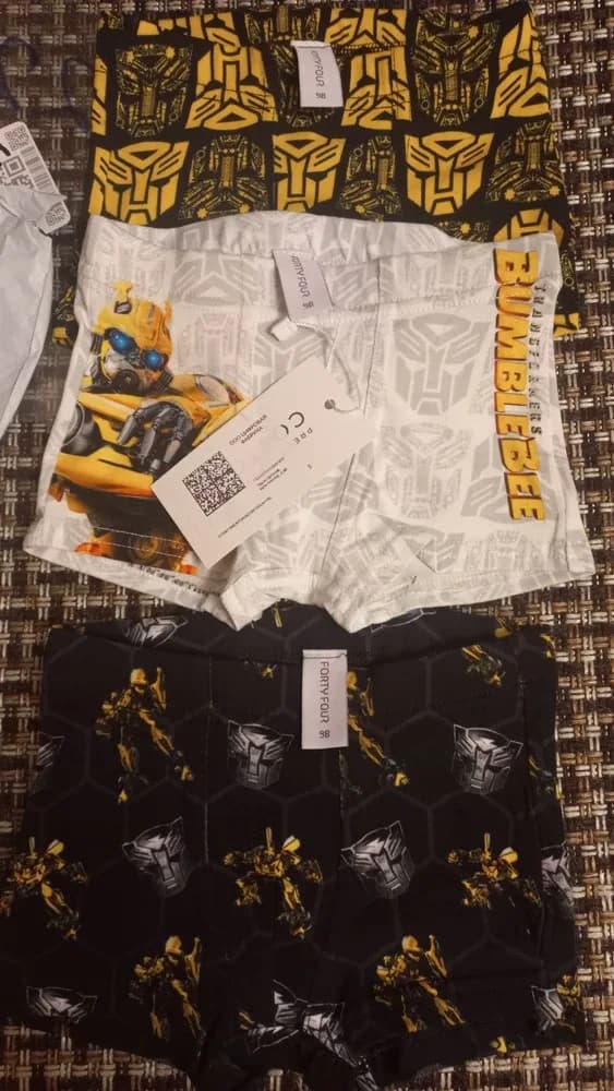 Фото-отзыв покупателя — S001 Transformers Boy Set 01, Lacotton