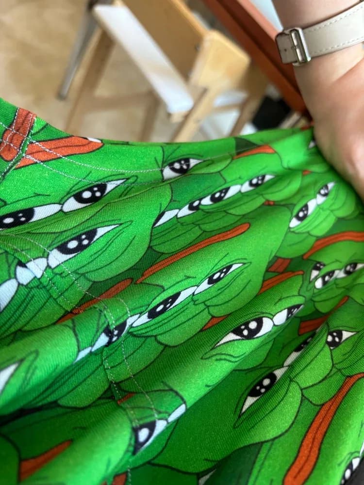 Фото-отзыв покупателя — Frog Pepe, Lacotton