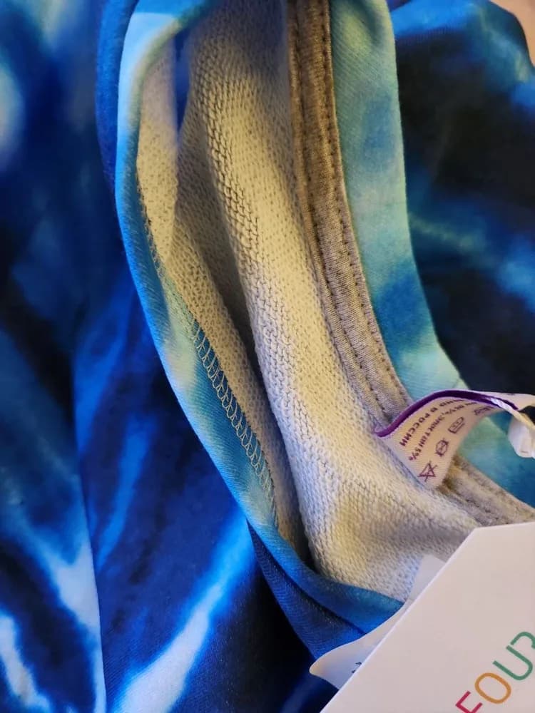 Фото-отзыв покупателя — Tie Dye Blue, Lacotton