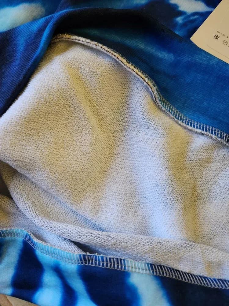 Фото-отзыв покупателя — Tie Dye Blue, Lacotton