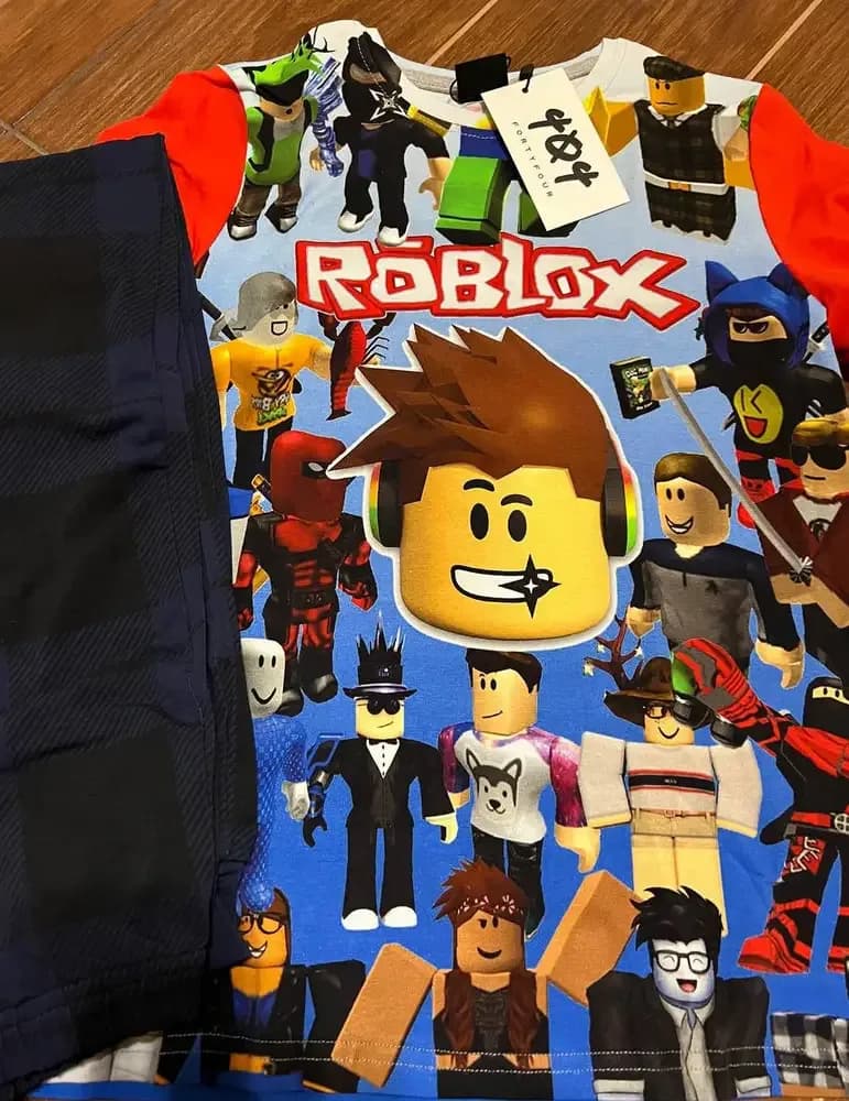 Фото-отзыв покупателя — S001 Roblox Blue Red, Lacotton