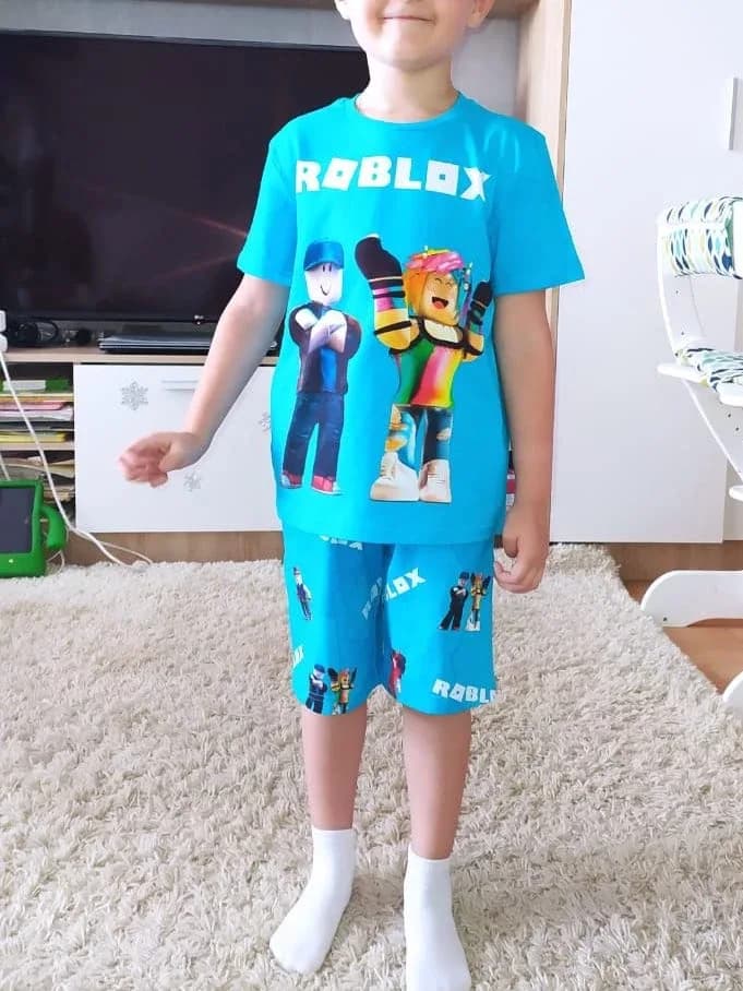 Фото-отзыв покупателя — Roblox Light Blue, Lacotton