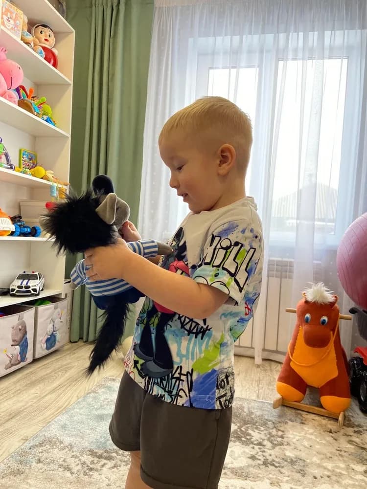 Фото-отзыв покупателя — Детская пижама с брюками хлопок с принтом «Ну, погоди!», Lacotton