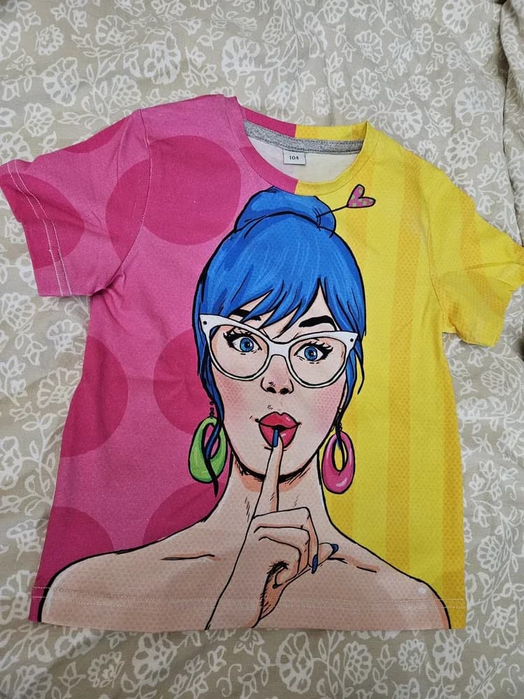 Фото-отзыв покупателя — Детская шапка с принтом «Pop Art», Lacotton