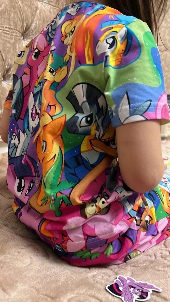 Фото-отзыв покупателя — Мужская базовая футболка с принтом «My Little Pony — МАЛЕНЬКИЕ ПОНИ», Lacotton