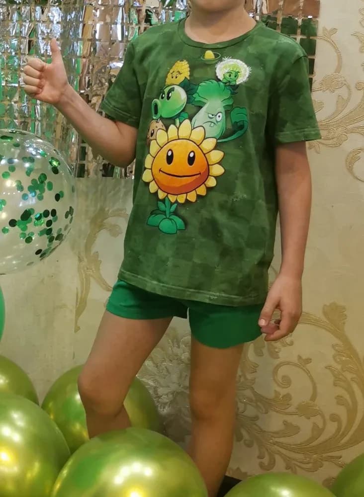Фото-отзыв покупателя — Детские штаны с принтом «Plants vs. Zombies», Lacotton