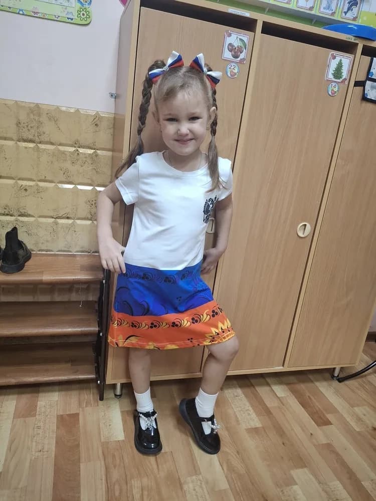 Фото-отзыв покупателя — Детская пижама с брюками с принтом «Флаг России — Russia 3», Lacotton