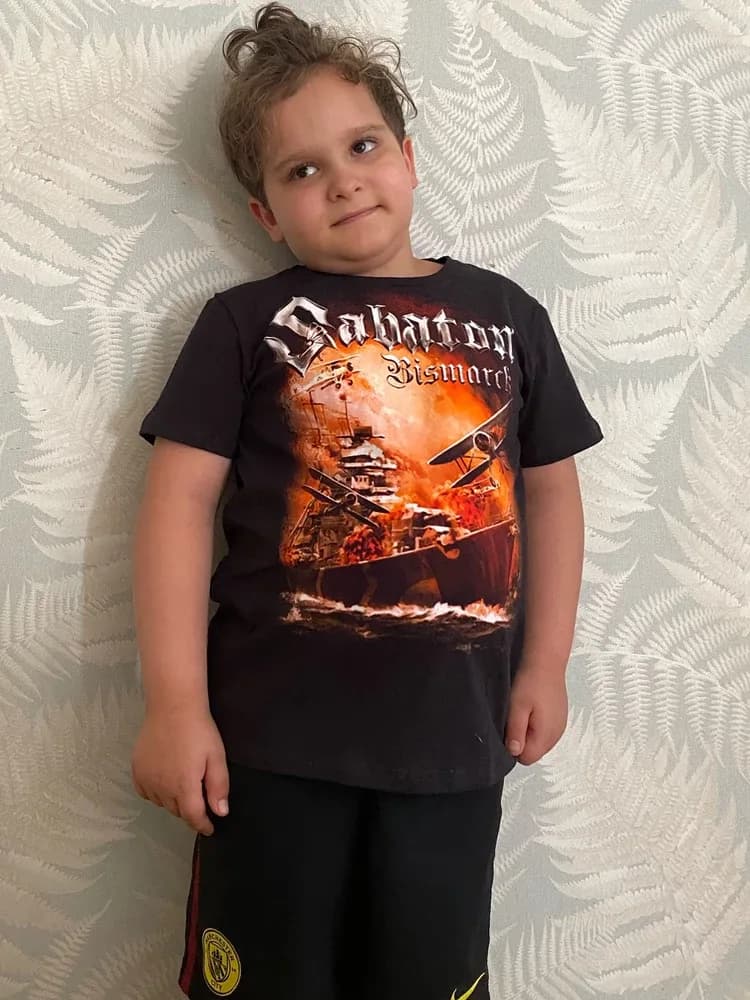 Фото-отзыв покупателя — Женская пижама с шортами с принтом «Sabaton», Lacotton