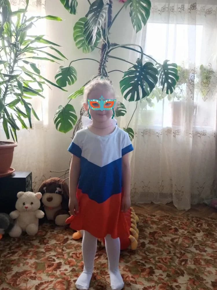 Фото-отзыв покупателя — Трусы для девочек с принтом «Флаг России — Россия», Lacotton
