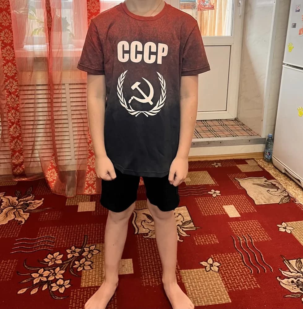 Фото-отзыв покупателя — Лонгслив женский с принтом «Ussr — СССР», Lacotton