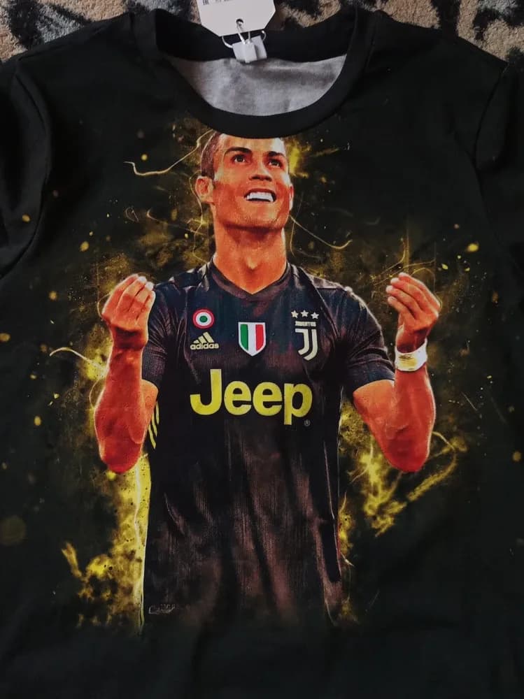 Фото-отзыв покупателя — Джинсовый рюкзак с принтом «Ювентус — RONALDO JUVE SPORT», Lacotton