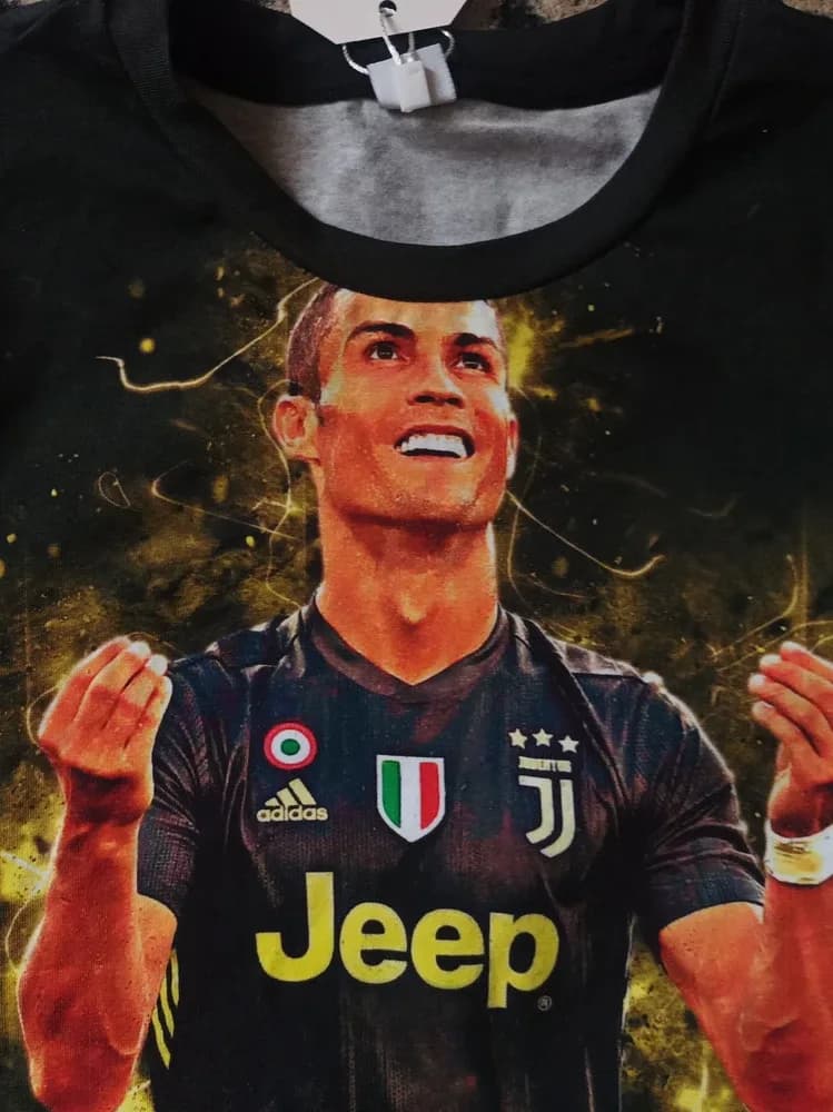 Фото-отзыв покупателя — Джинсовый рюкзак с принтом «Ювентус — RONALDO JUVE SPORT», Lacotton