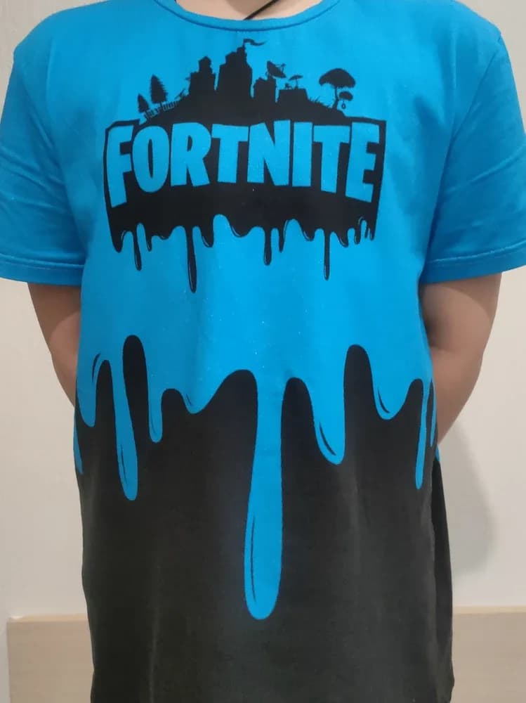 Фото-отзыв покупателя — Шоппер базовый с принтом «FORTNITE - Black&Blue», Lacotton