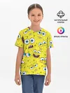 Детская базовая футболка / Губка Боб / SpongeBob pattern