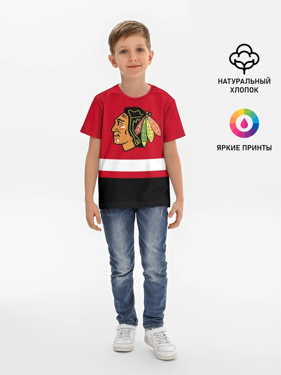 Детская базовая футболка / Chicago Blackhawks