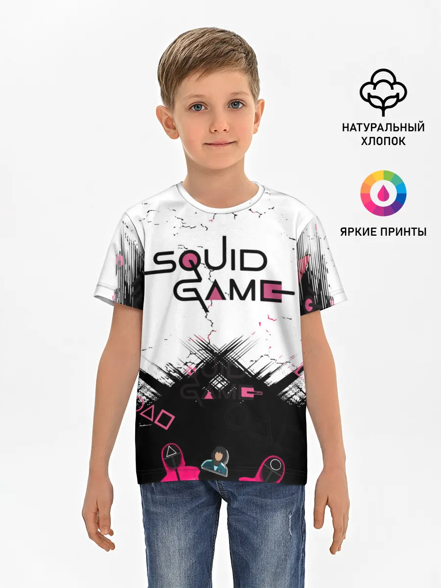 Детская базовая футболка / SQUID GAME | ИГРА В КАЛЬМАРА,