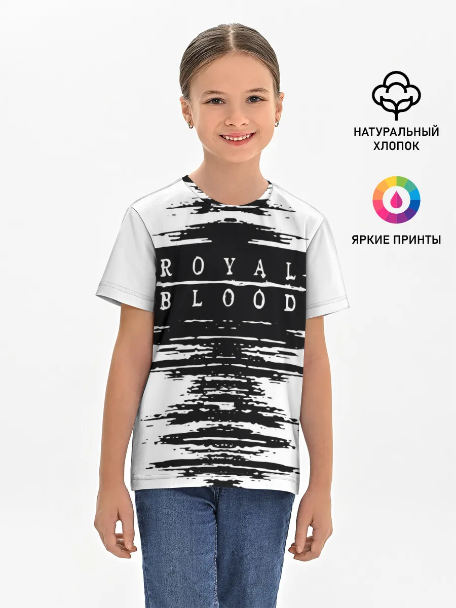 Детская базовая футболка / royal blood