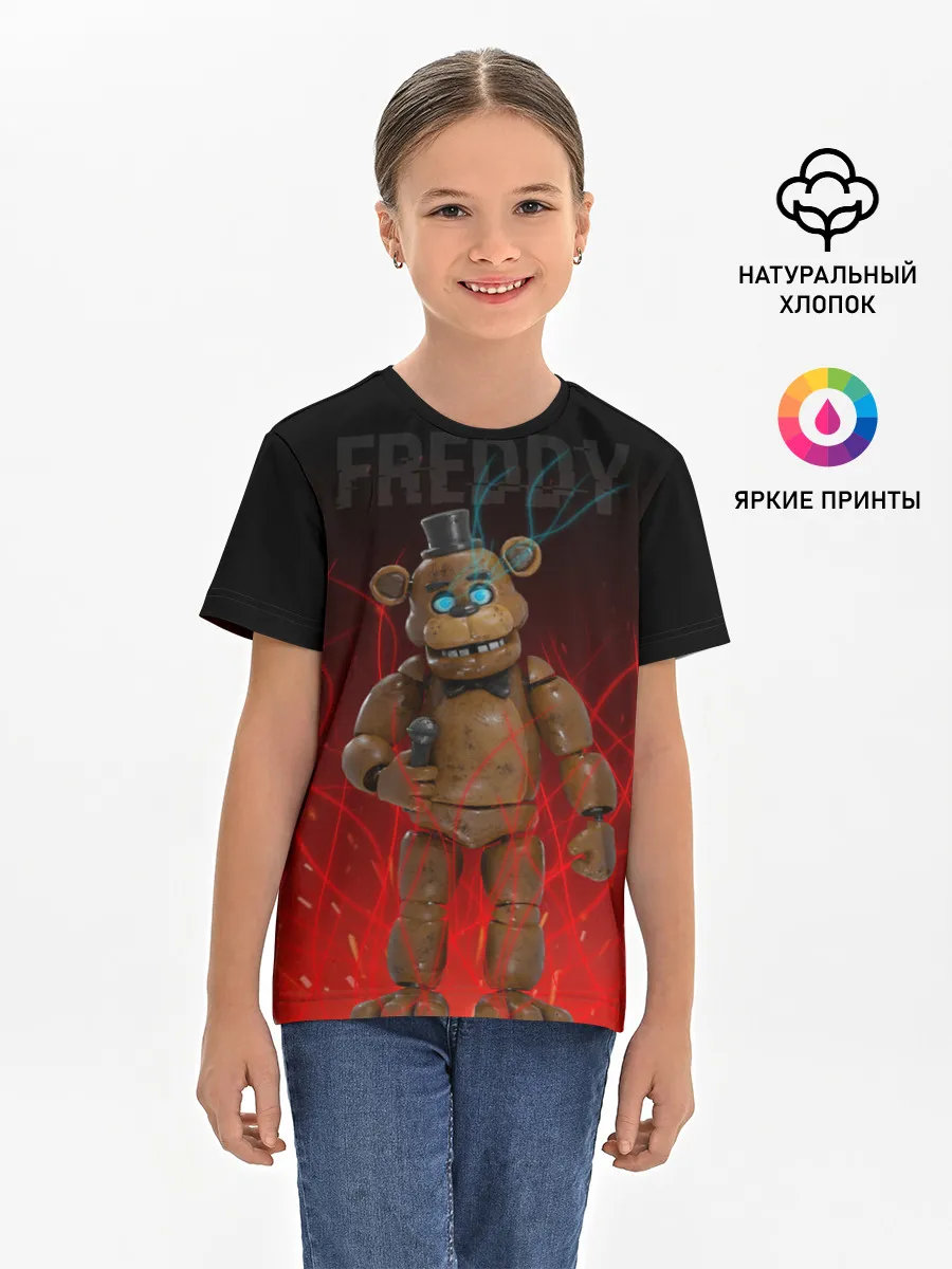 Детская базовая футболка / FNAF FREDDY