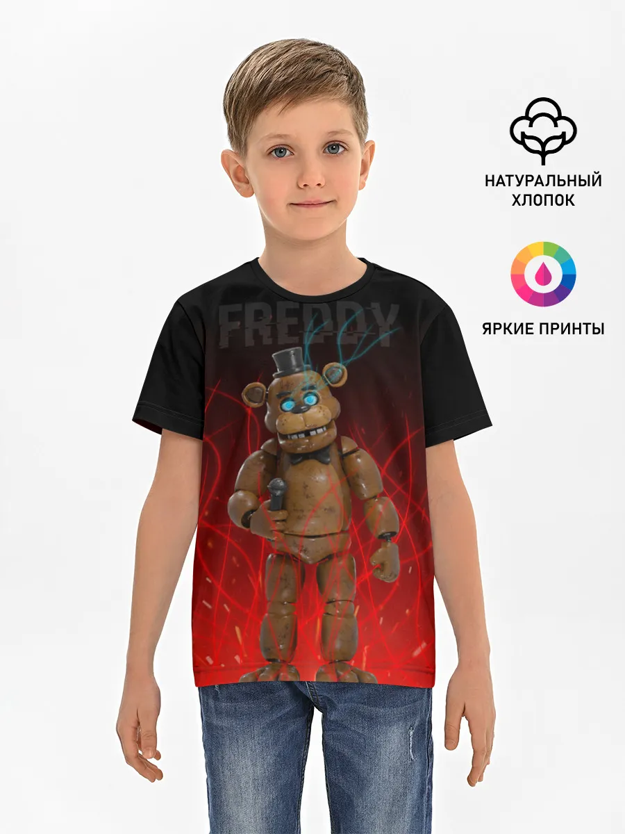 Детская базовая футболка / FNAF FREDDY