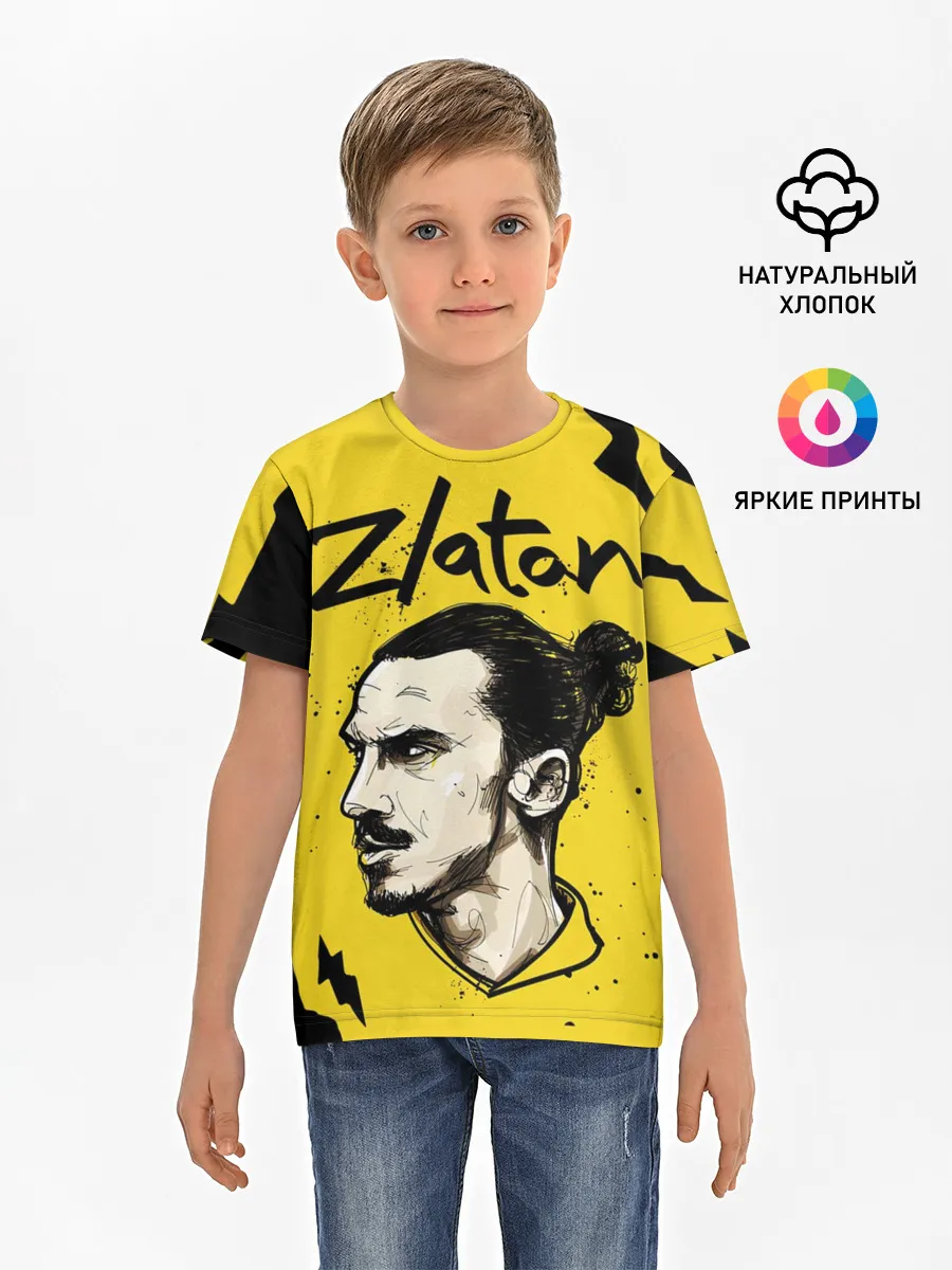 Детская базовая футболка / ЗЛАТАН ИБРАГИМОВИЧ / ZLATAN