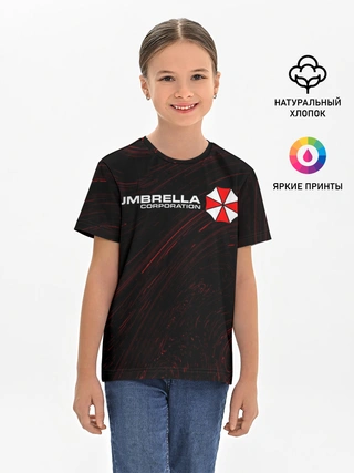 Детская базовая футболка / UMBRELLA CORP / АМБРЕЛЛА