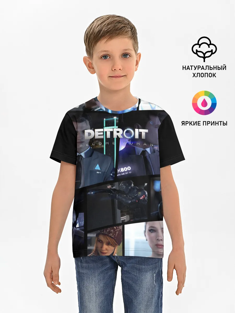 Детская базовая футболка / DETROIT BECOME HUMAN