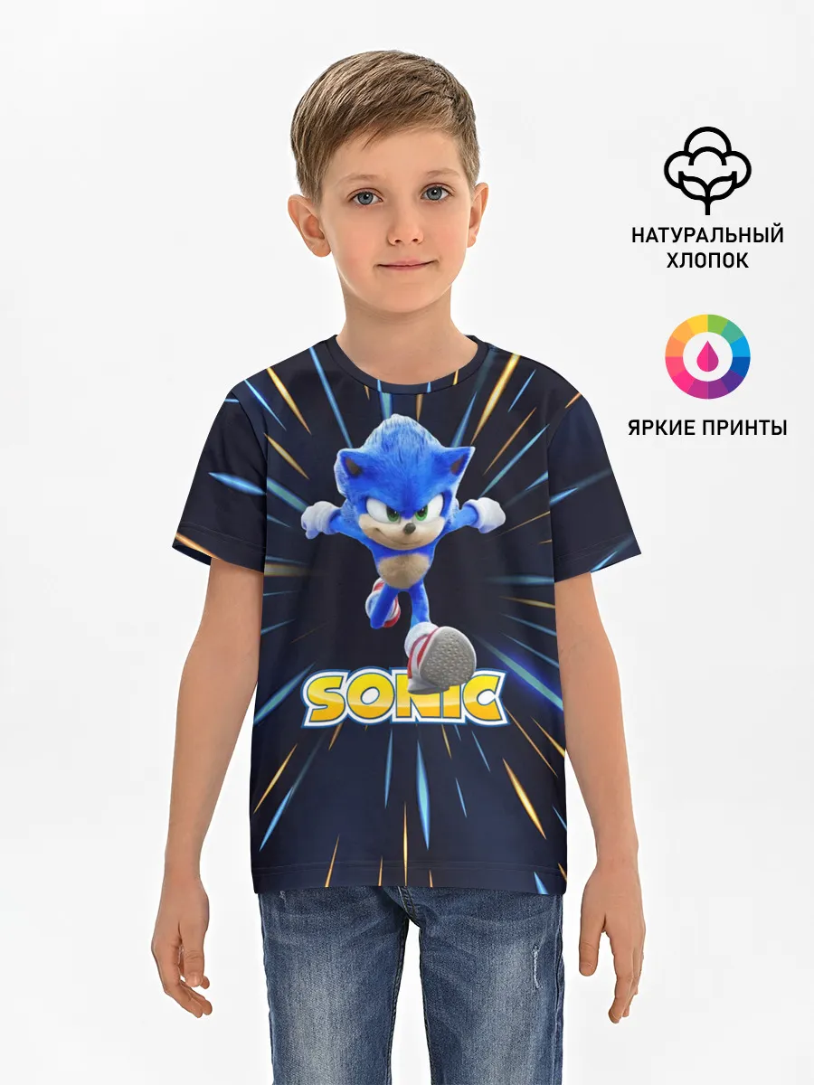 Детская базовая футболка / SONIC.