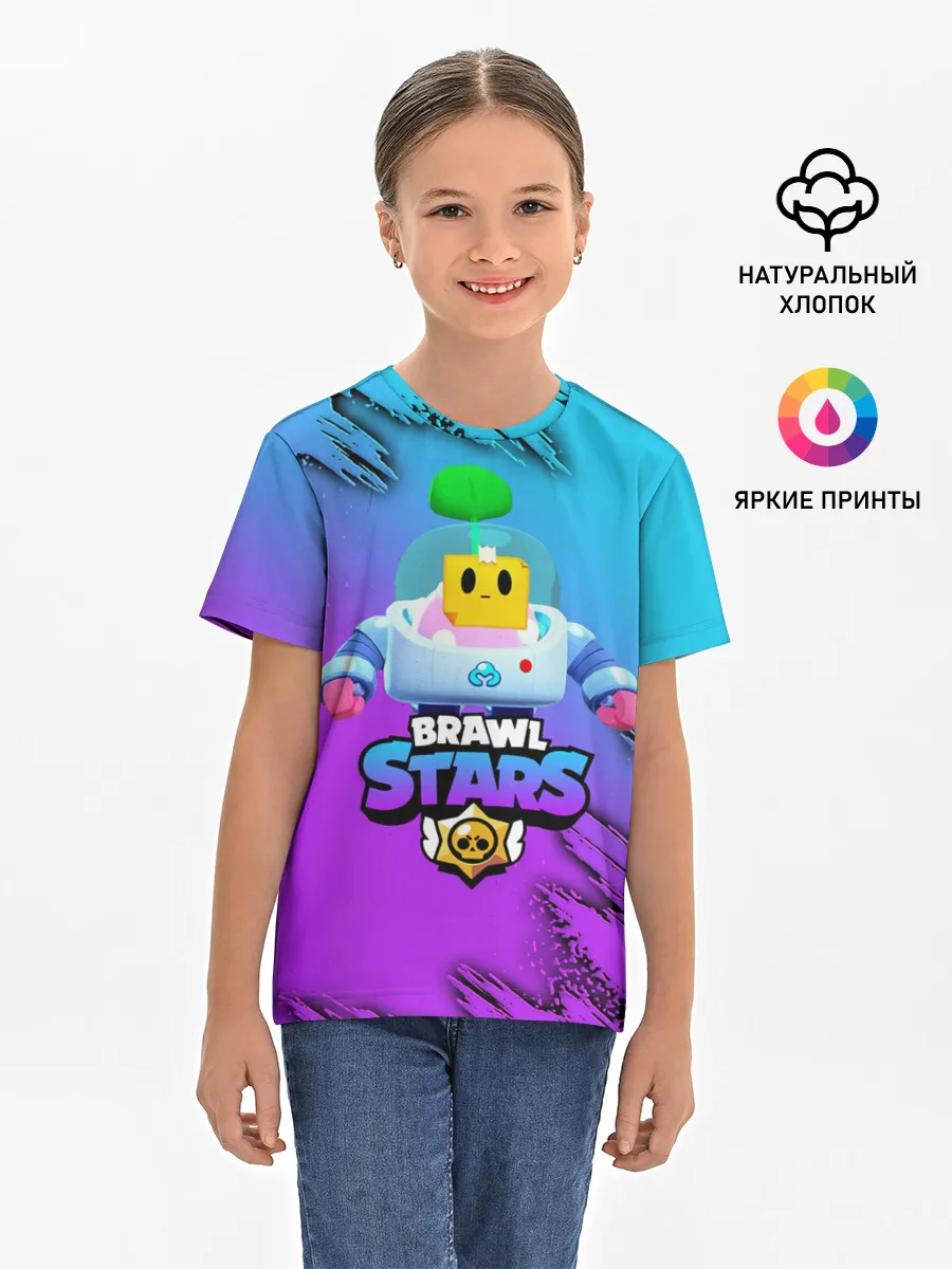 Детская базовая футболка / Brawl Stars SPROUT