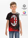 Детская базовая футболка / AC MILAN / МИЛАН