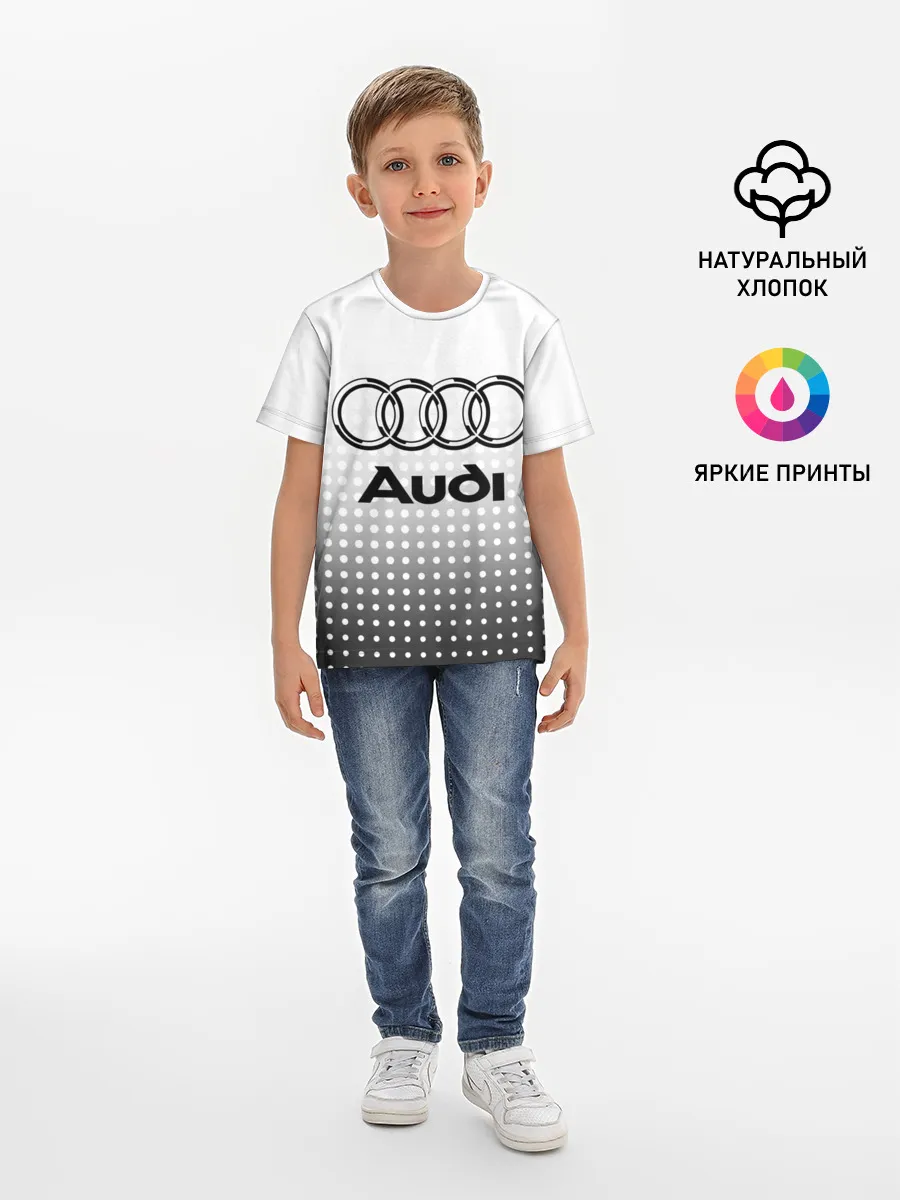 Детская базовая футболка / Audi