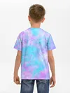 Детская базовая футболка / Мрамор Tie Dye