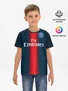 Детская базовая футболка / PSG Форма Новая Home 18/19