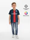 Детская базовая футболка / PSG Форма Новая Home 18/19