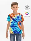 Детская базовая футболка / Tie dye