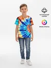 Детская базовая футболка / Tie dye