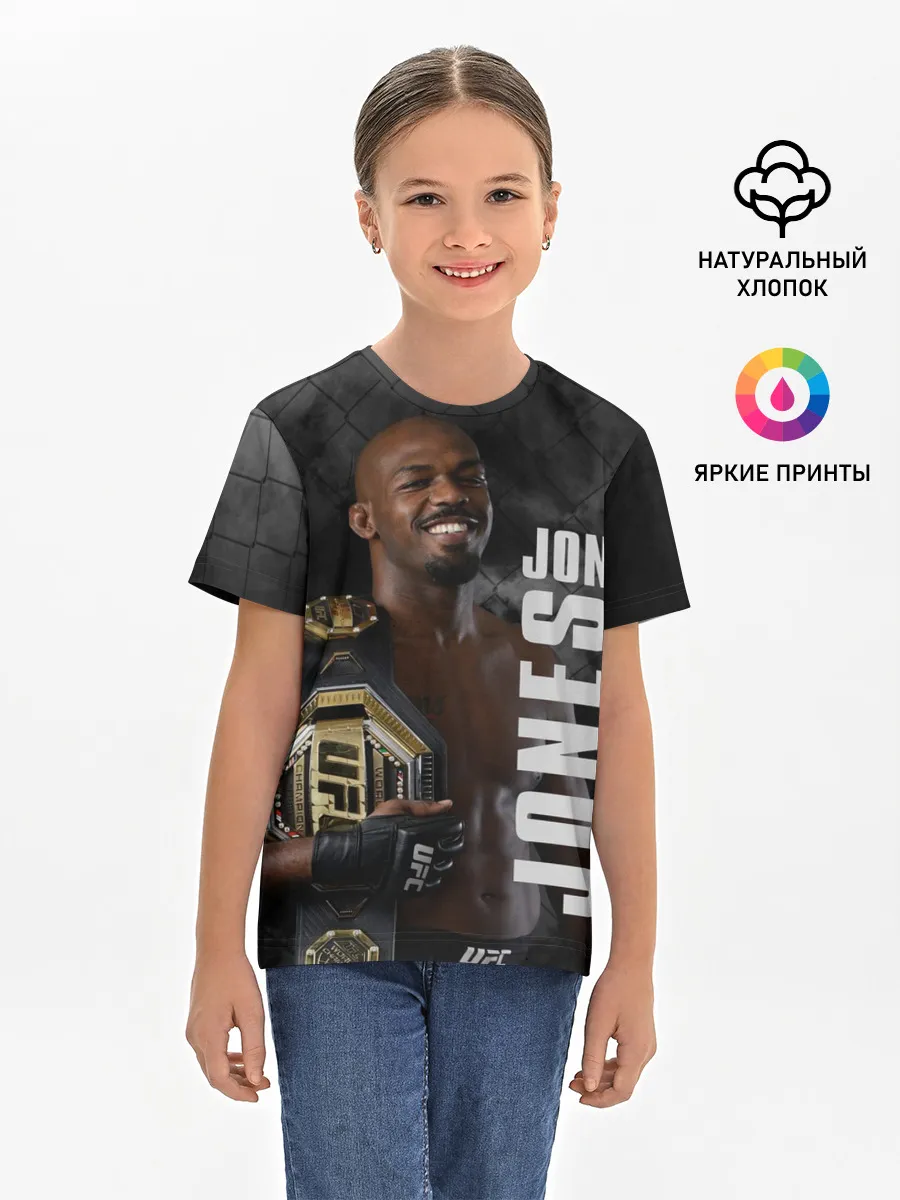 Детская базовая футболка / Jon Jones / Джон Джонс