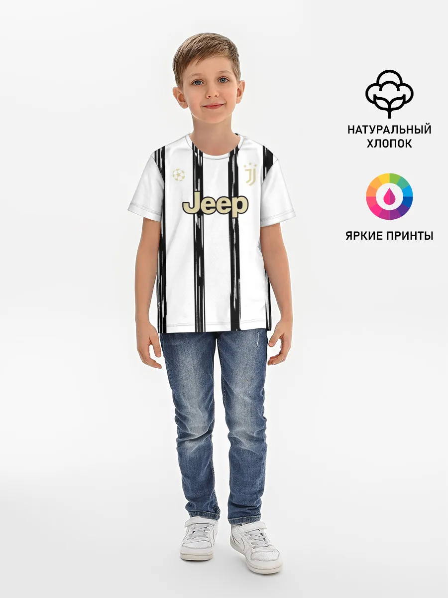 Детская базовая футболка / Juventus | Home Authentic style (2021/22)