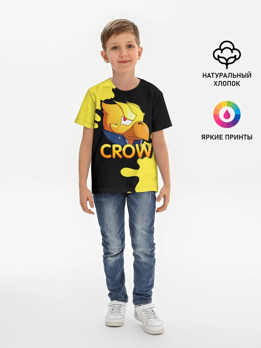 Детская базовая футболка / Crow (Brawl Stars)