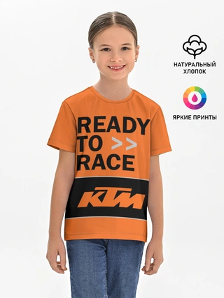 Детская базовая футболка / KTM | READY TO RACE (Z)